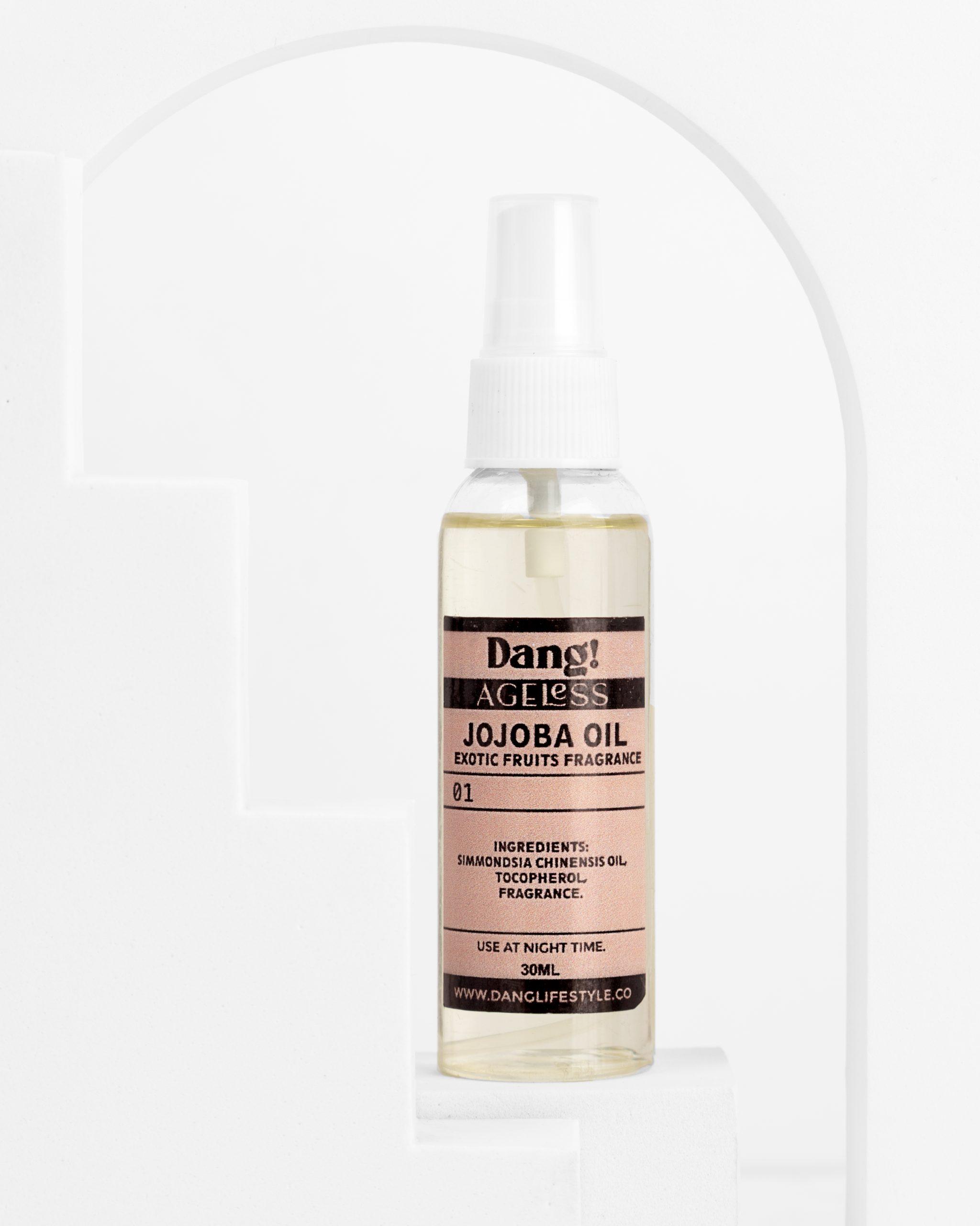 Dang! Mini Ageless Organic Jojoba Body & Hair Oil 30ml (Exotic Fruit Fragrance)